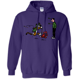 Sweatshirts Purple / S Heroes At Work Pullover Hoodie