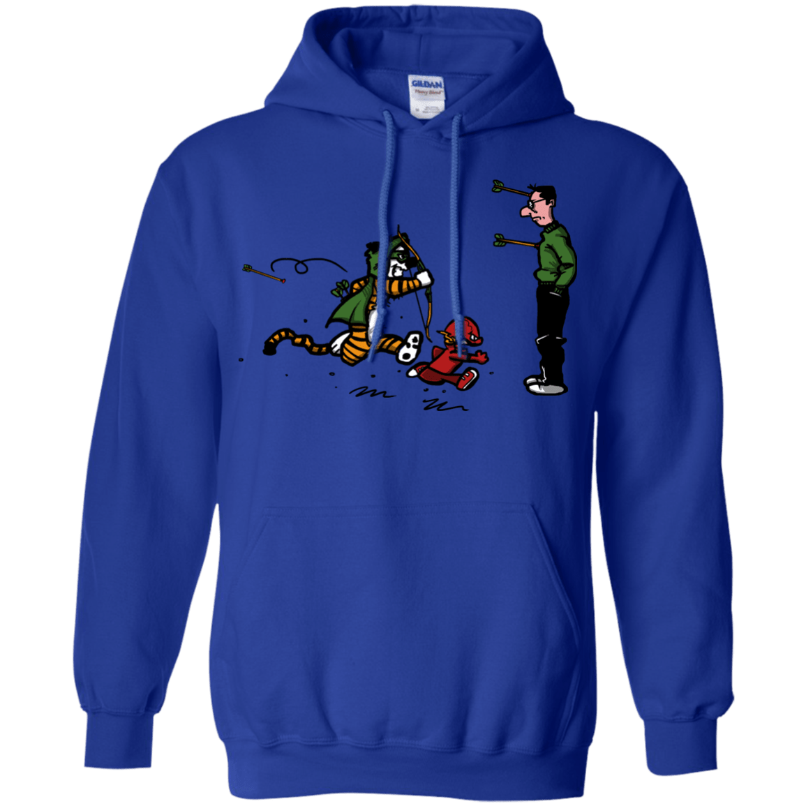 Sweatshirts Royal / S Heroes At Work Pullover Hoodie
