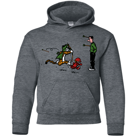 Sweatshirts Dark Heather / YS Heroes At Work Youth Hoodie