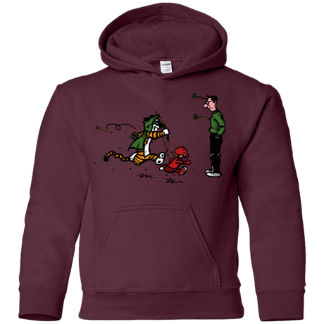 Sweatshirts Maroon / YS Heroes At Work Youth Hoodie