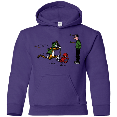 Sweatshirts Purple / YS Heroes At Work Youth Hoodie
