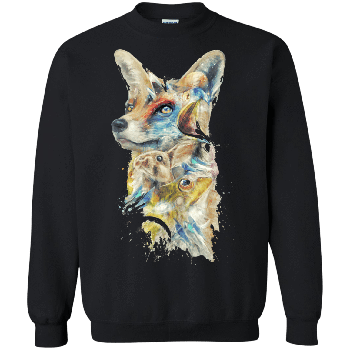 Sweatshirts Black / Small Heroes of Lylat Star Fox Crewneck Sweatshirt
