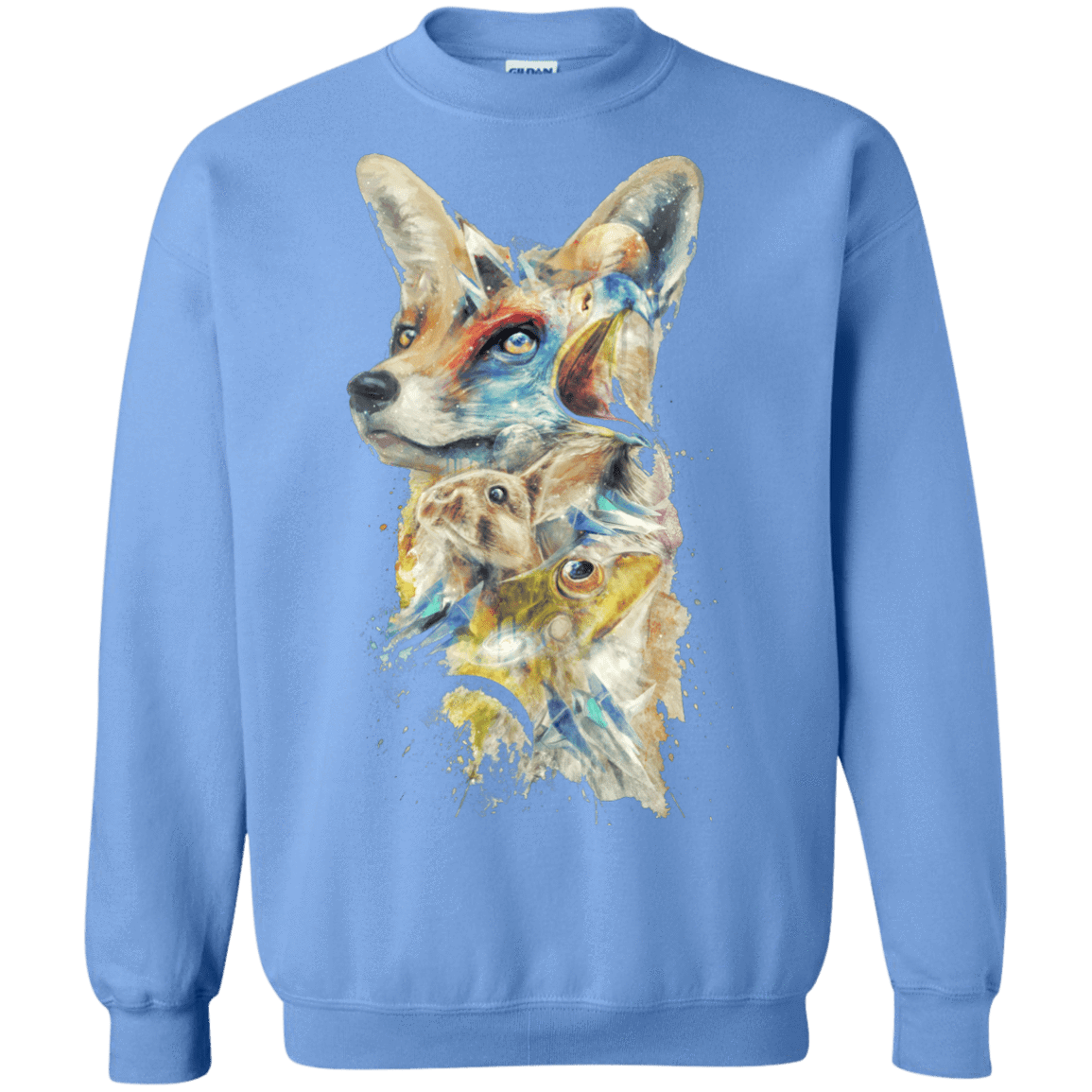 Sweatshirts Carolina Blue / Small Heroes of Lylat Star Fox Crewneck Sweatshirt