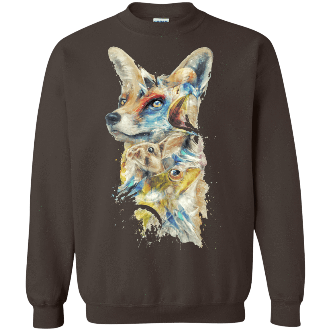 Sweatshirts Dark Chocolate / Small Heroes of Lylat Star Fox Crewneck Sweatshirt