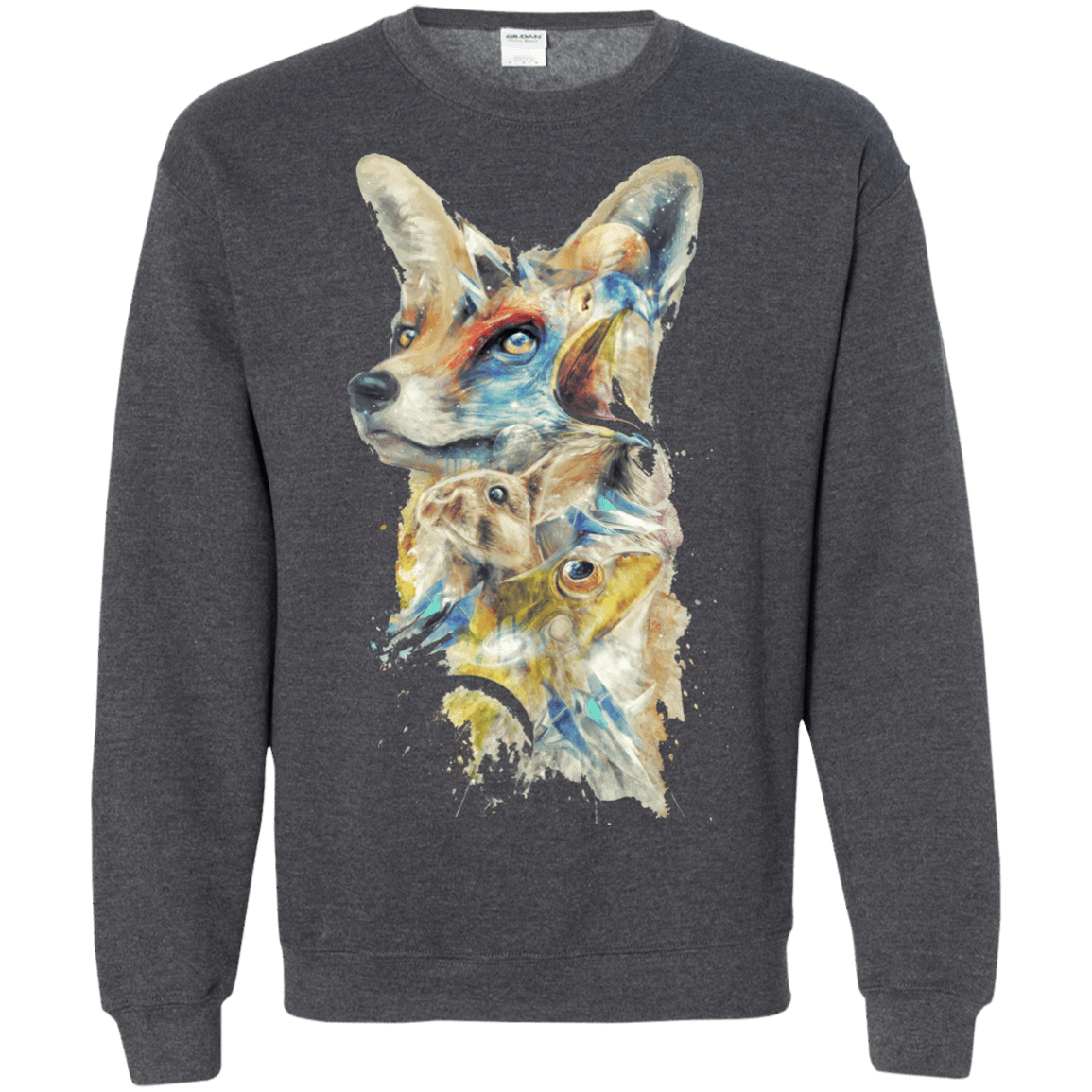 Sweatshirts Dark Heather / Small Heroes of Lylat Star Fox Crewneck Sweatshirt