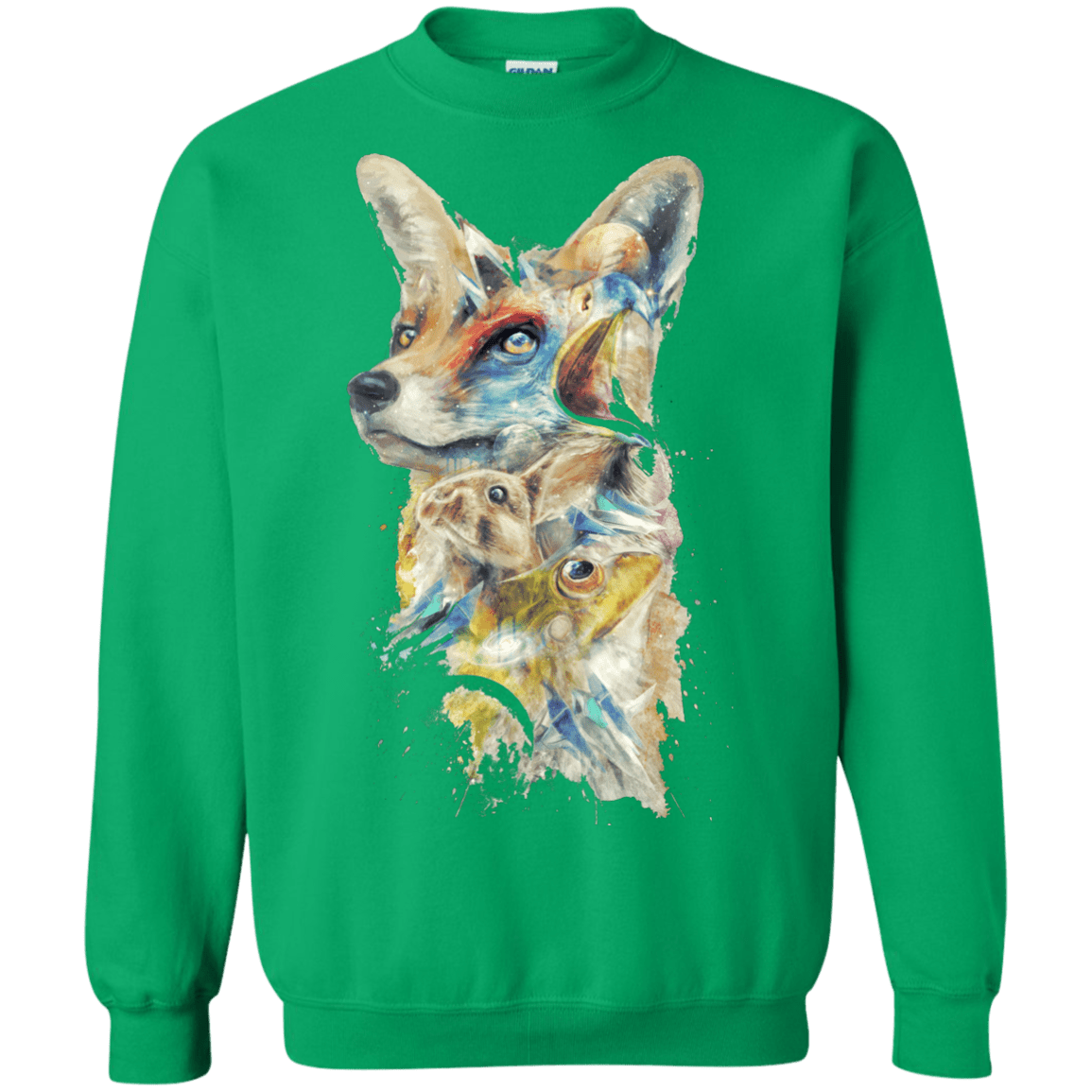 Sweatshirts Irish Green / Small Heroes of Lylat Star Fox Crewneck Sweatshirt