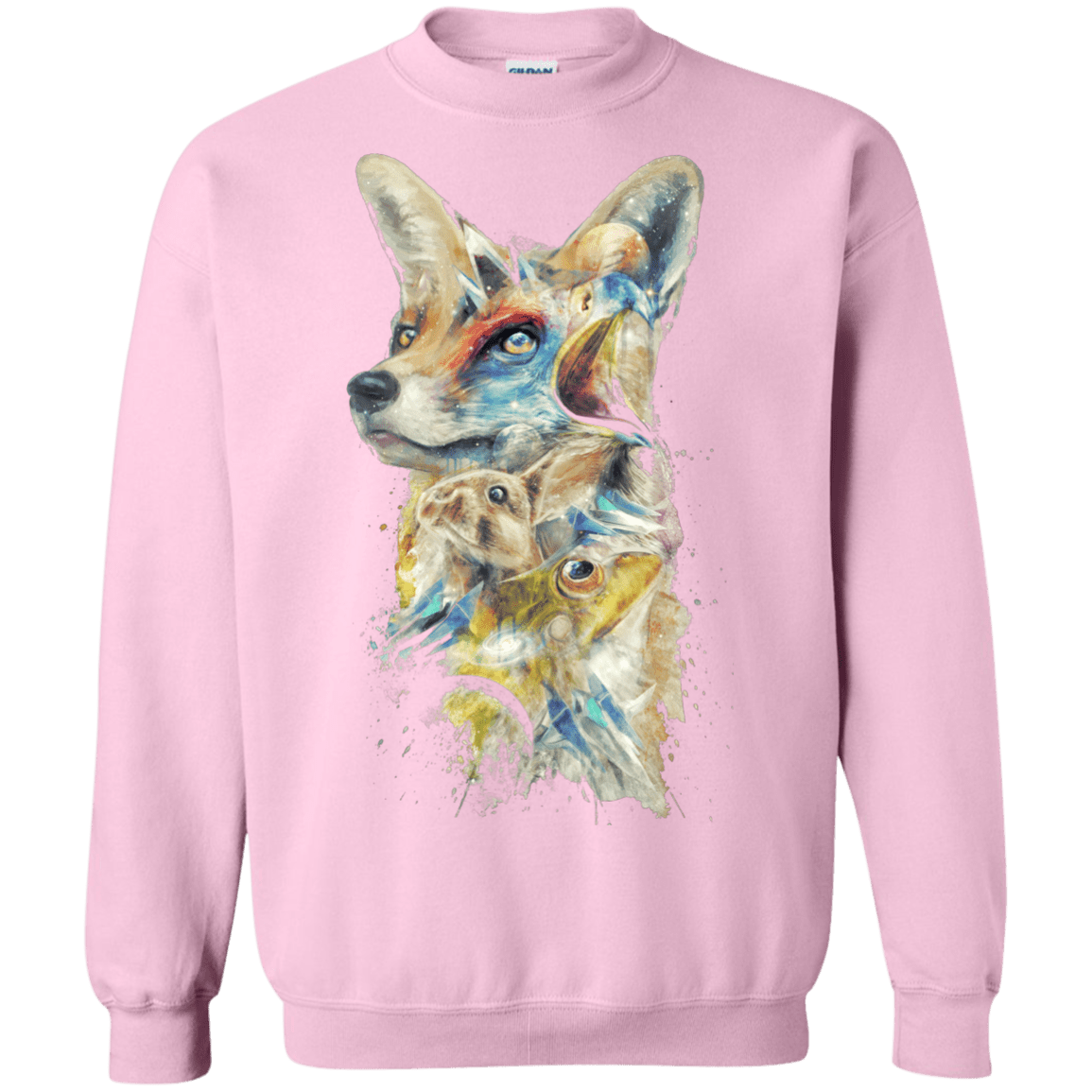 Sweatshirts Light Pink / Small Heroes of Lylat Star Fox Crewneck Sweatshirt