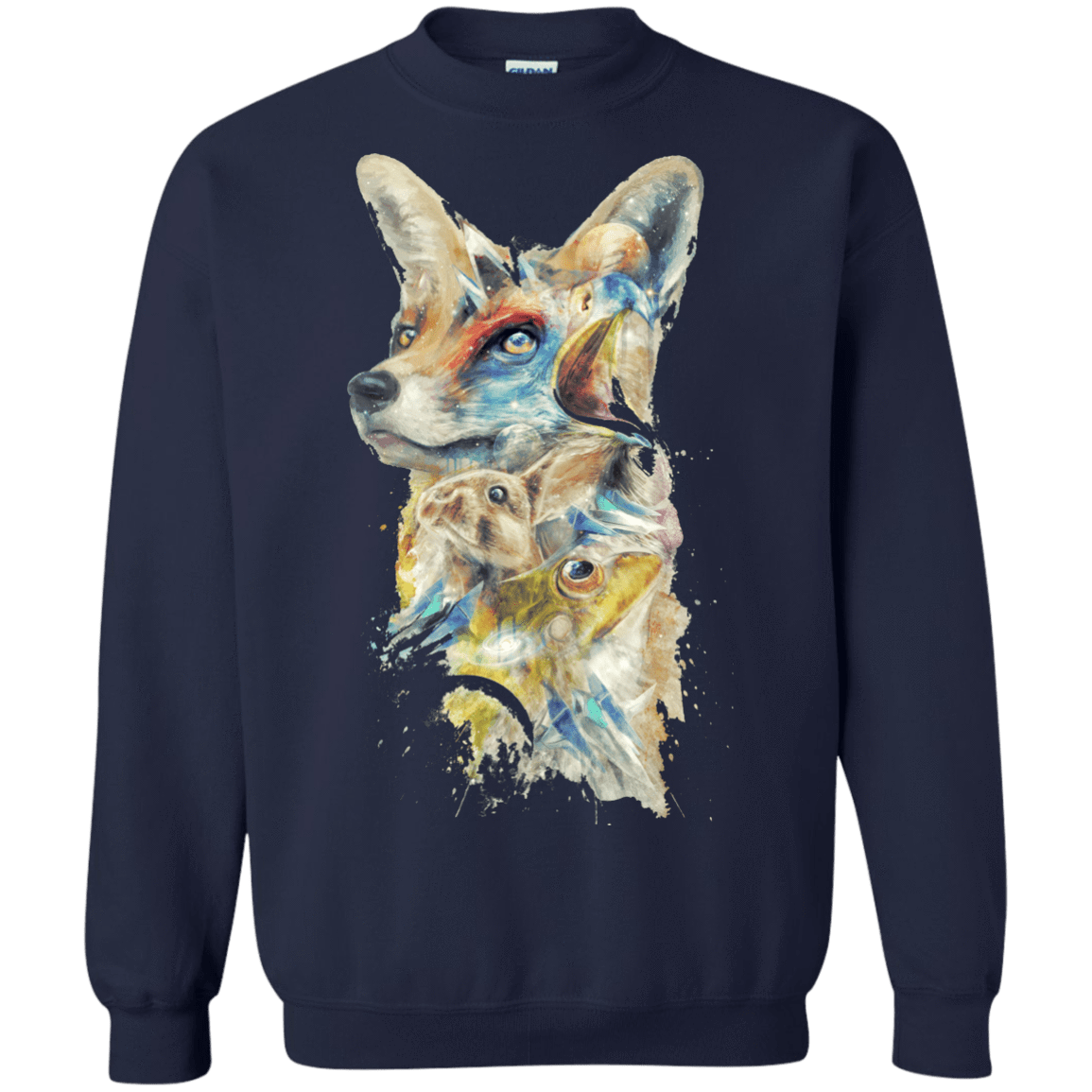 Sweatshirts Navy / Small Heroes of Lylat Star Fox Crewneck Sweatshirt