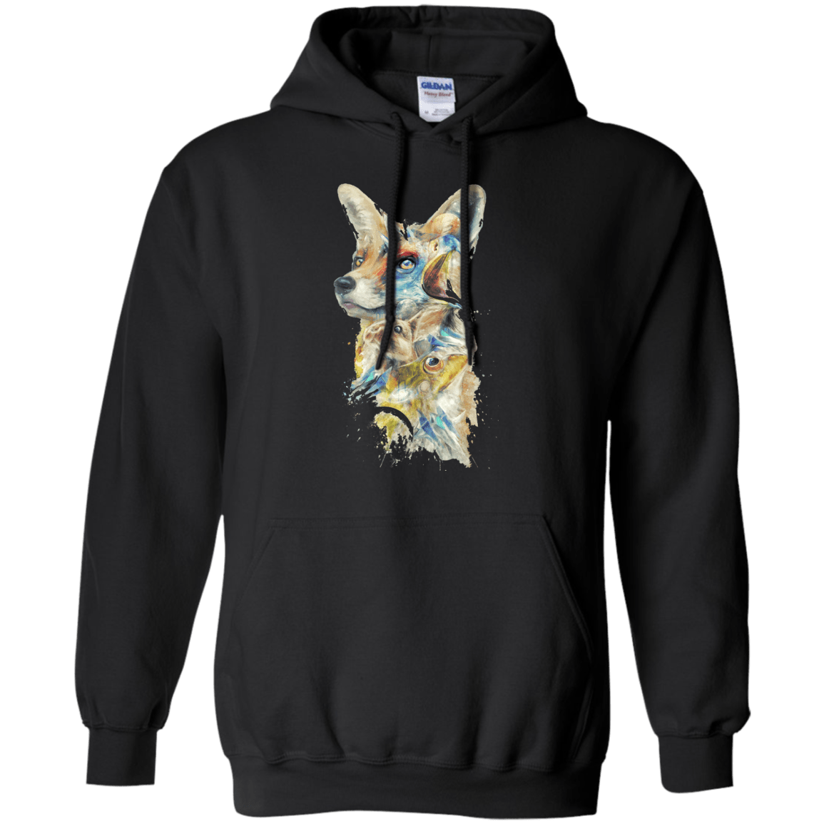 Sweatshirts Black / Small Heroes of Lylat Star Fox Pullover Hoodie