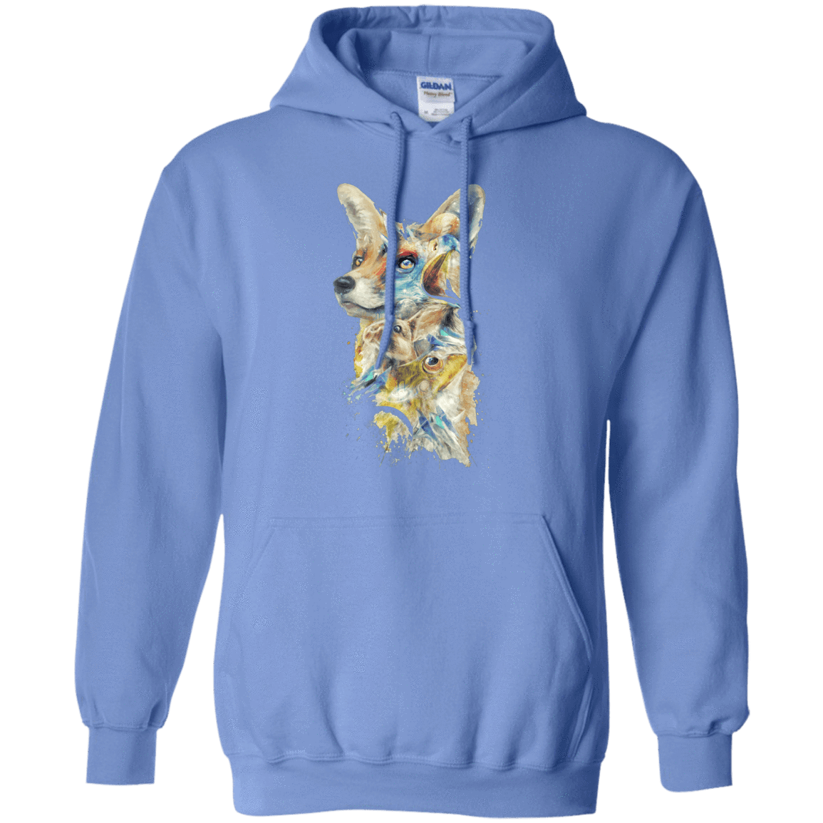 Sweatshirts Carolina Blue / Small Heroes of Lylat Star Fox Pullover Hoodie