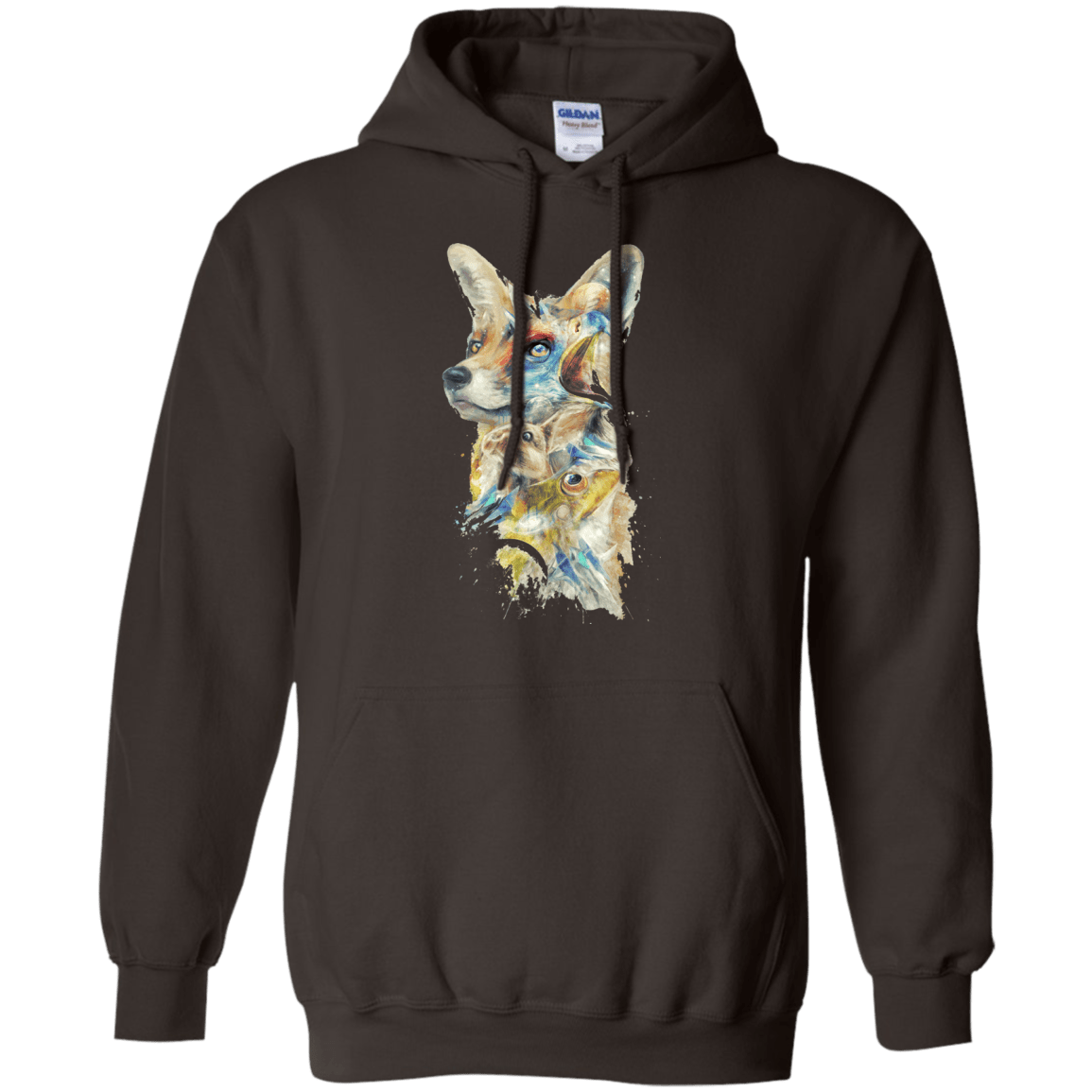 Sweatshirts Dark Chocolate / Small Heroes of Lylat Star Fox Pullover Hoodie