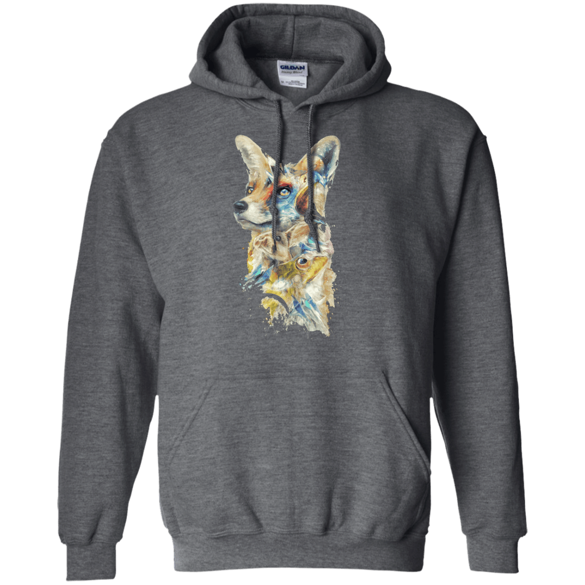 Sweatshirts Dark Heather / Small Heroes of Lylat Star Fox Pullover Hoodie