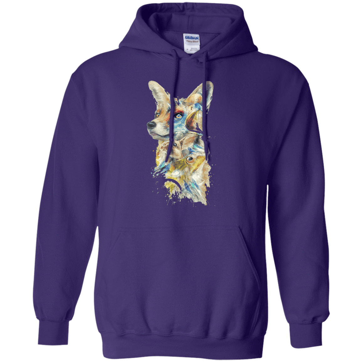 Sweatshirts Purple / Small Heroes of Lylat Star Fox Pullover Hoodie