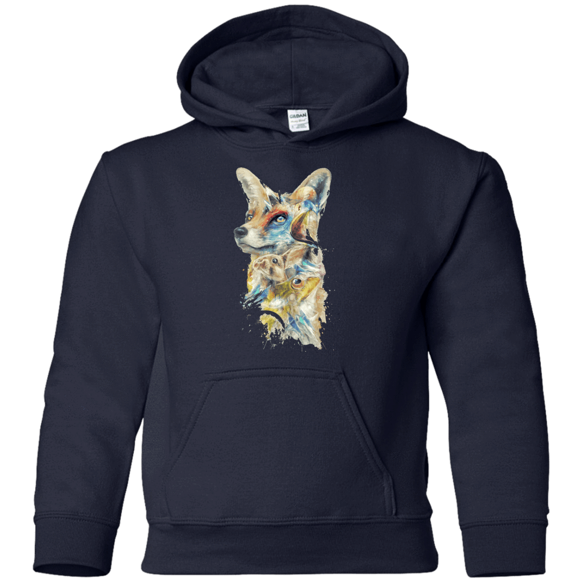 Sweatshirts Navy / YS Heroes of Lylat Star Fox Youth Hoodie