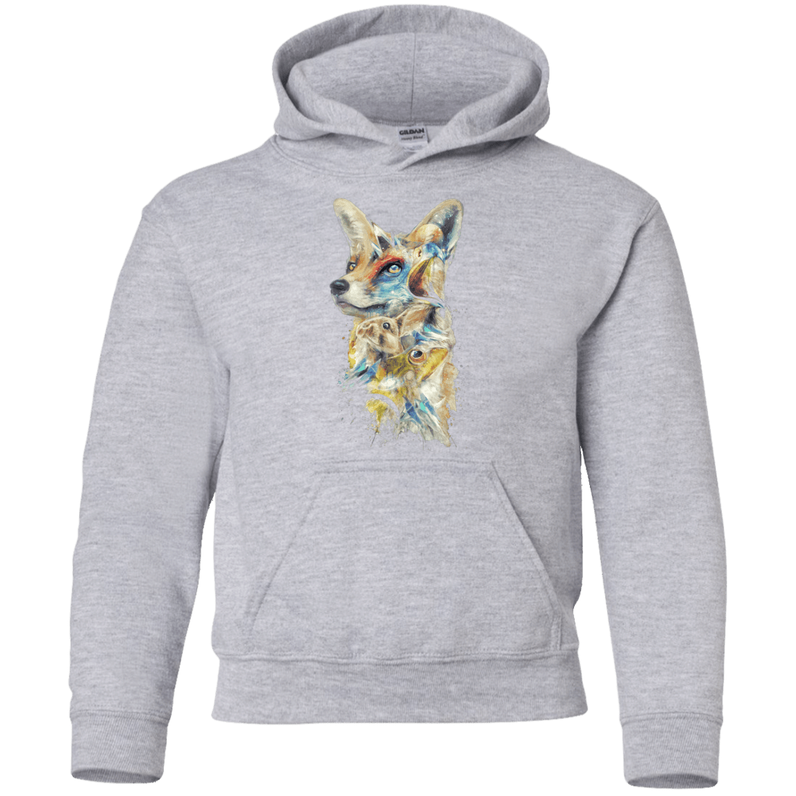 Sweatshirts Sport Grey / YS Heroes of Lylat Star Fox Youth Hoodie