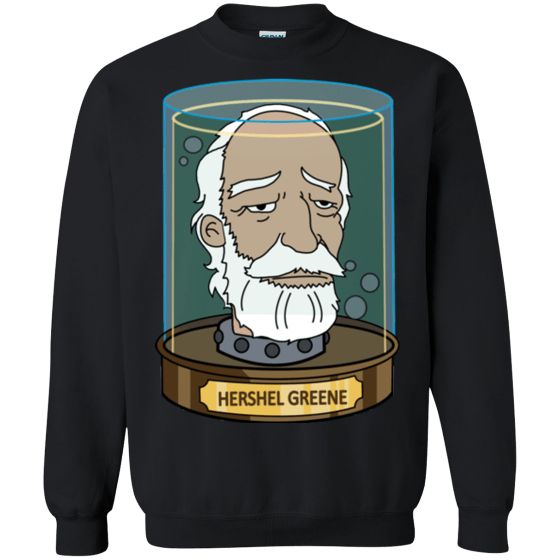 Sweatshirts Black / Small Hershel Greene Head Crewneck Sweatshirt