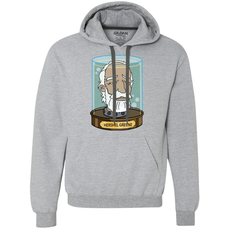 Sweatshirts Sport Grey / Small Hershel Greene Head Premium Fleece Hoodie