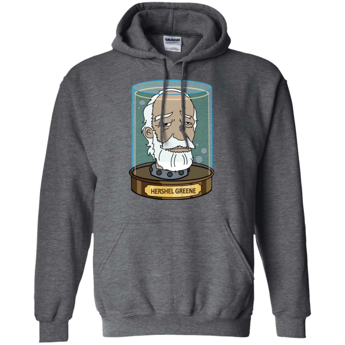 Sweatshirts Dark Heather / Small Hershel Greene Head Pullover Hoodie