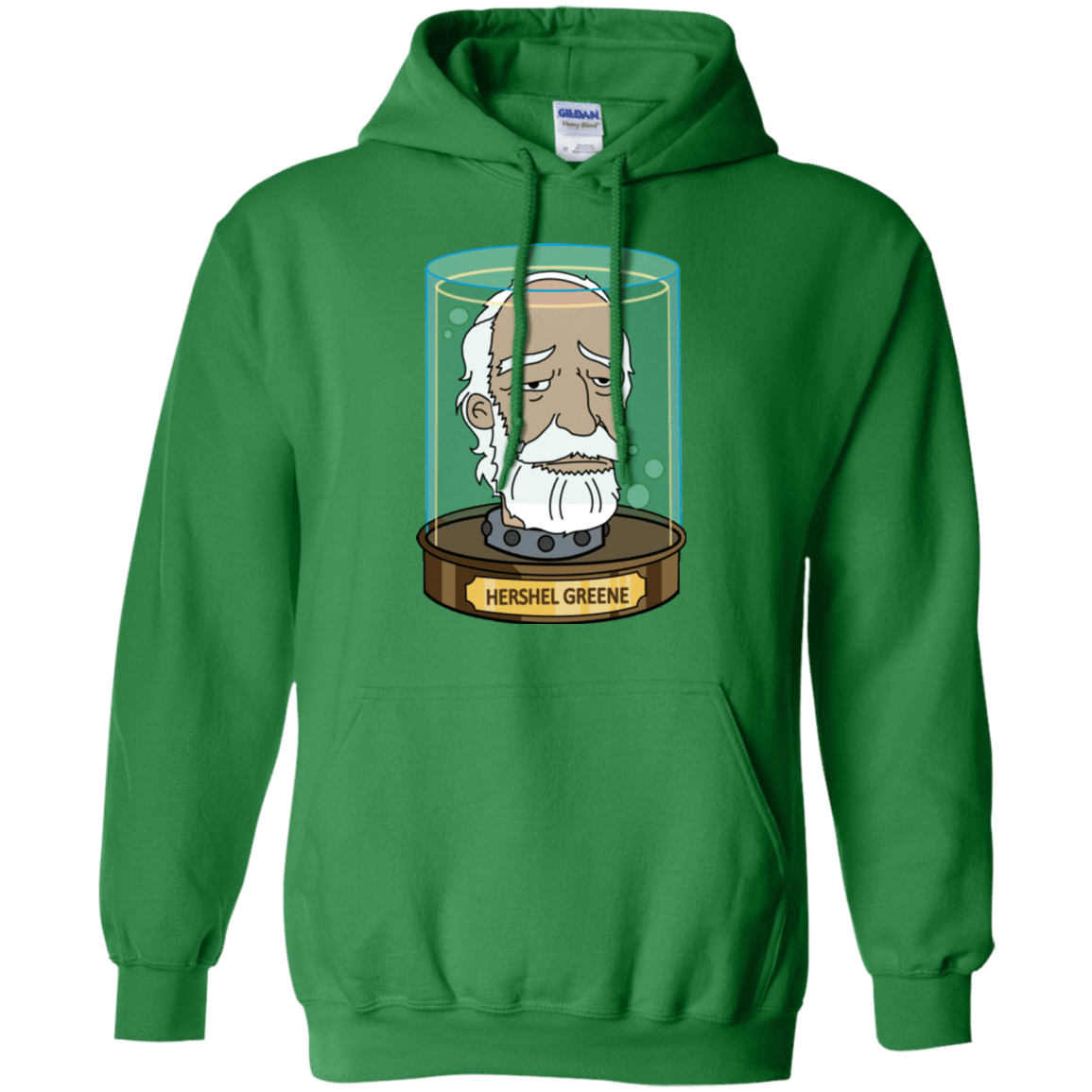 Sweatshirts Irish Green / Small Hershel Greene Head Pullover Hoodie