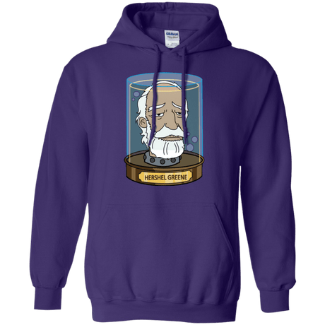 Sweatshirts Purple / Small Hershel Greene Head Pullover Hoodie