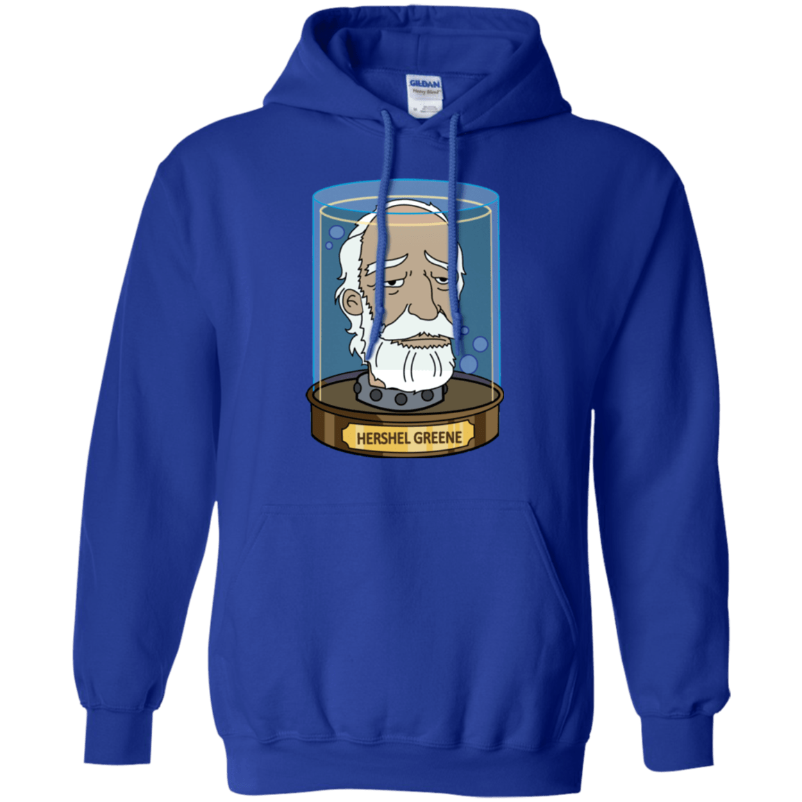 Sweatshirts Royal / Small Hershel Greene Head Pullover Hoodie