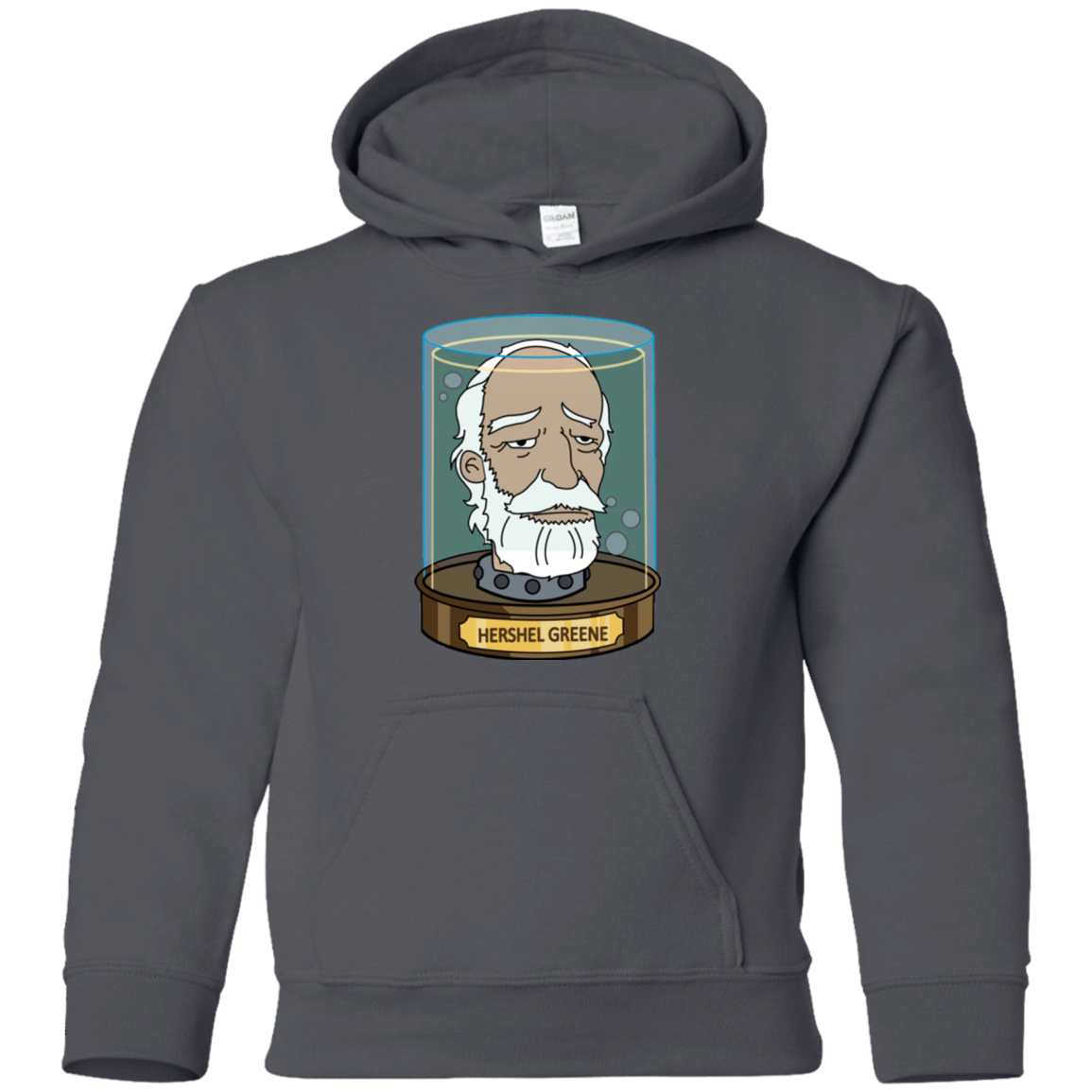 Sweatshirts Charcoal / YS Hershel Greene Head Youth Hoodie