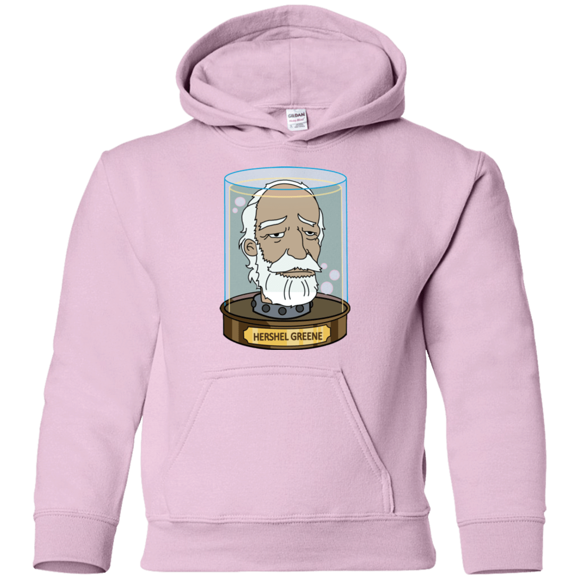 Sweatshirts Light Pink / YS Hershel Greene Head Youth Hoodie