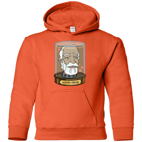 Sweatshirts Orange / YS Hershel Greene Head Youth Hoodie