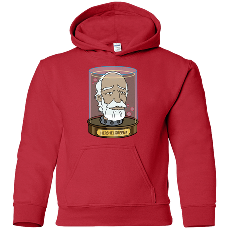 Sweatshirts Red / YS Hershel Greene Head Youth Hoodie