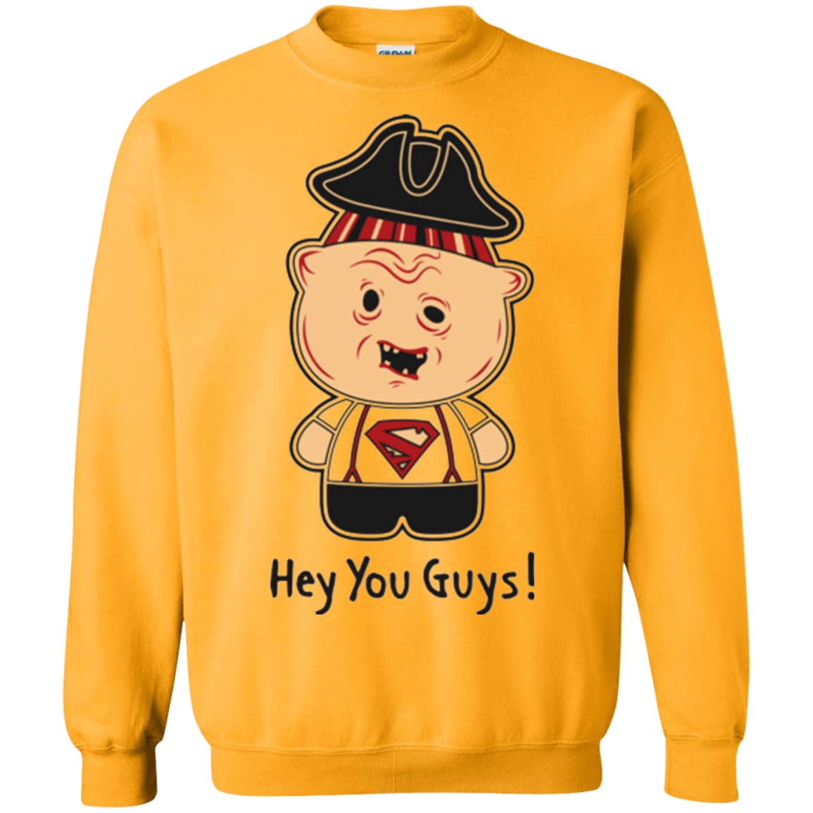 Sweatshirts Gold / Small Hey You Guys Crewneck Sweatshirt