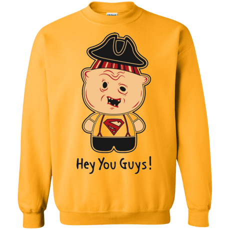 Sweatshirts Gold / Small Hey You Guys Crewneck Sweatshirt