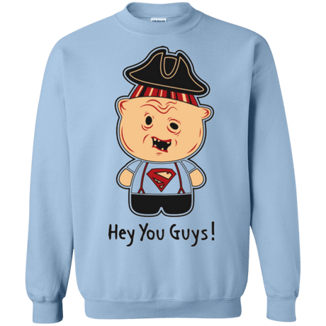 Sweatshirts Light Blue / Small Hey You Guys Crewneck Sweatshirt