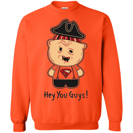 Sweatshirts Orange / Small Hey You Guys Crewneck Sweatshirt