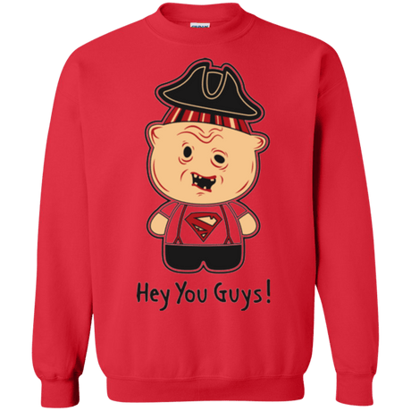 Sweatshirts Red / Small Hey You Guys Crewneck Sweatshirt