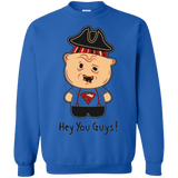 Sweatshirts Royal / Small Hey You Guys Crewneck Sweatshirt