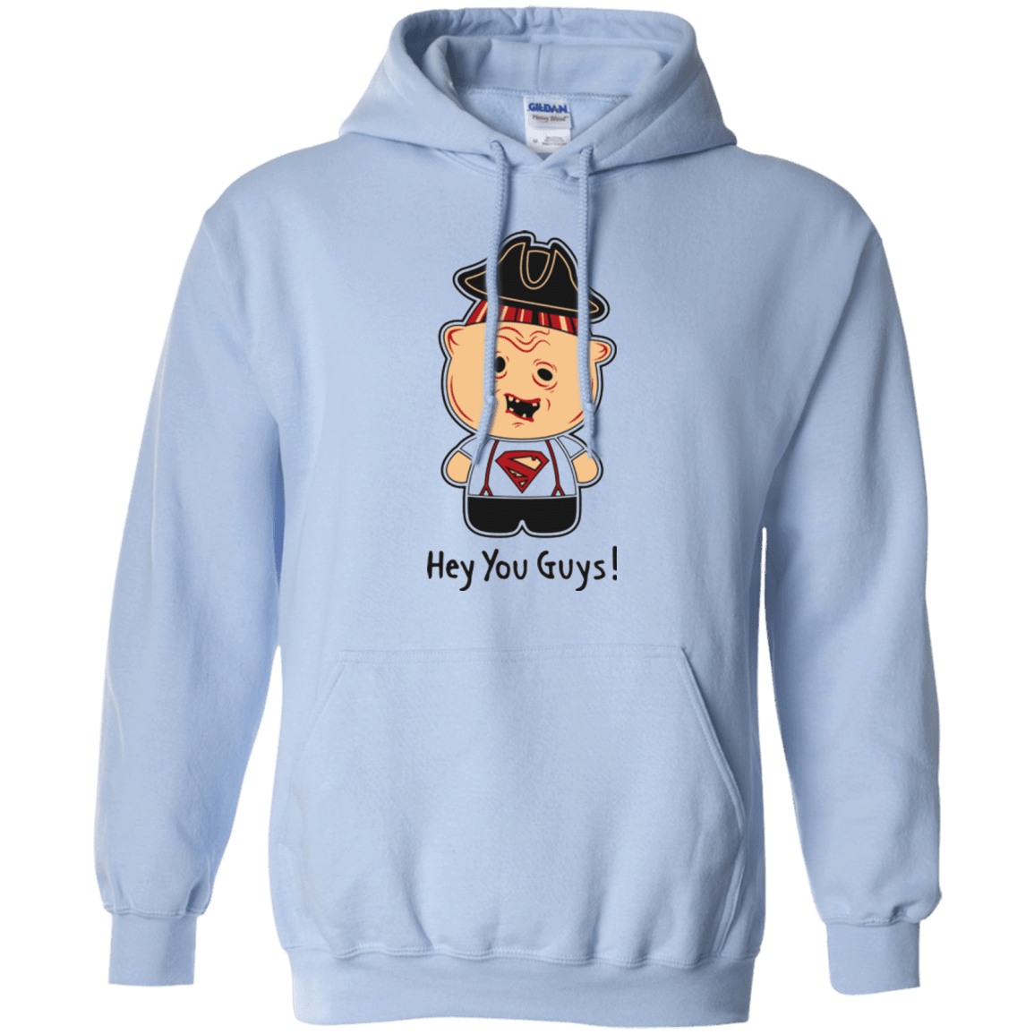 Sweatshirts Light Blue / Small Hey You Guys Pullover Hoodie