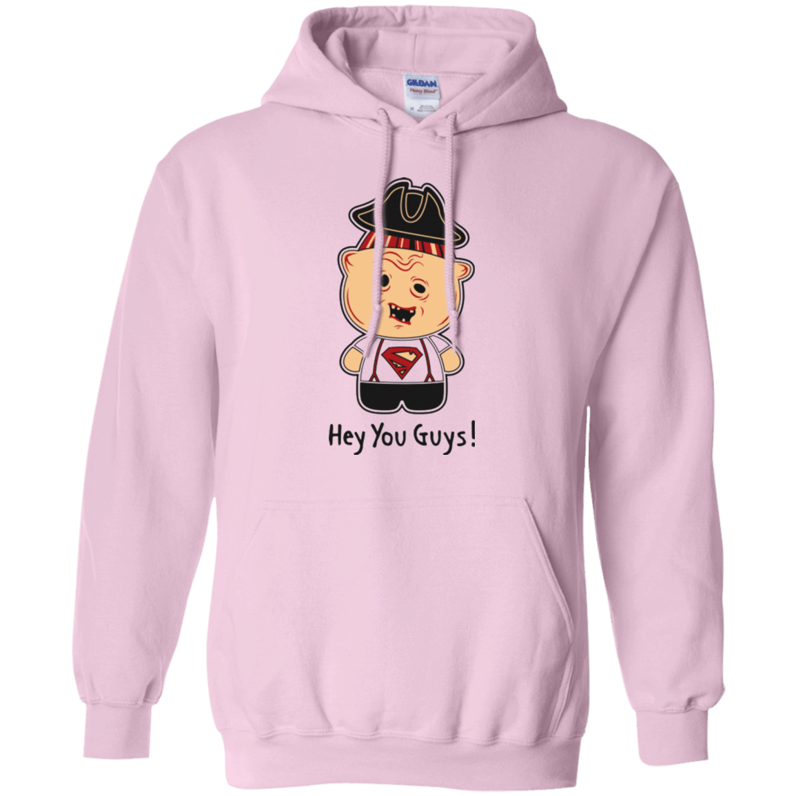 Sweatshirts Light Pink / Small Hey You Guys Pullover Hoodie