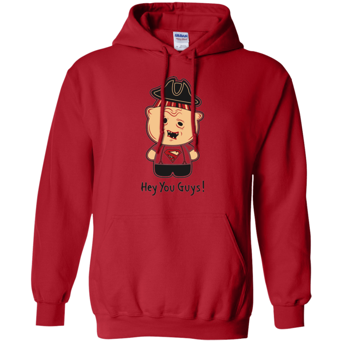 Sweatshirts Red / Small Hey You Guys Pullover Hoodie