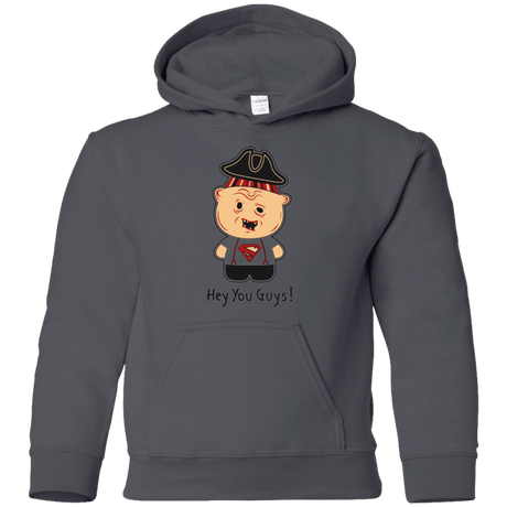 Sweatshirts Charcoal / YS Hey You Guys Youth Hoodie