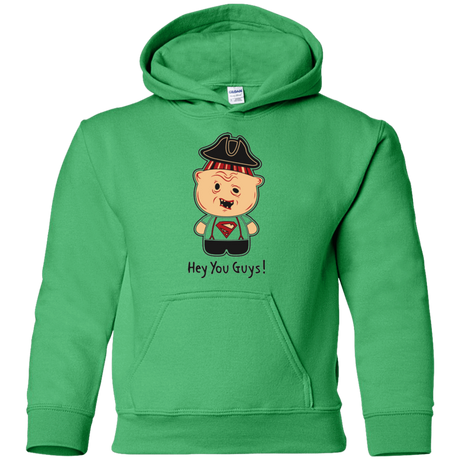 Sweatshirts Irish Green / YS Hey You Guys Youth Hoodie