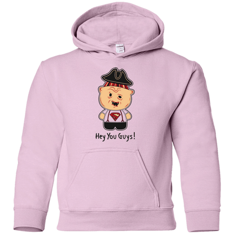 Sweatshirts Light Pink / YS Hey You Guys Youth Hoodie