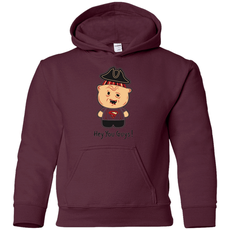 Sweatshirts Maroon / YS Hey You Guys Youth Hoodie