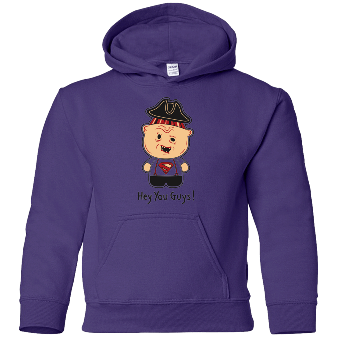 Sweatshirts Purple / YS Hey You Guys Youth Hoodie