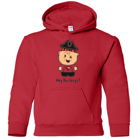 Sweatshirts Red / YS Hey You Guys Youth Hoodie