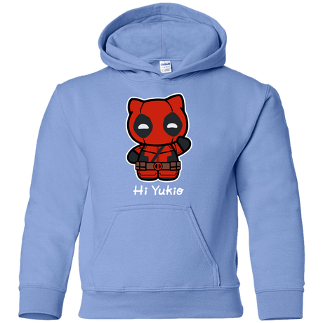 Sweatshirts Carolina Blue / YS Hi Yukio Youth Hoodie