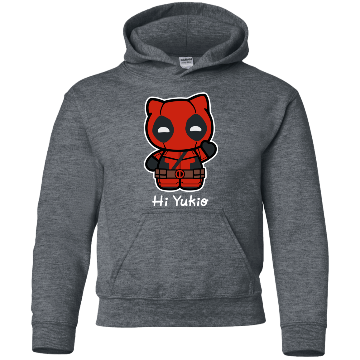 Sweatshirts Dark Heather / YS Hi Yukio Youth Hoodie