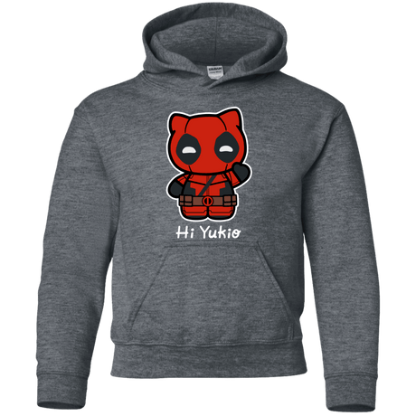 Sweatshirts Dark Heather / YS Hi Yukio Youth Hoodie