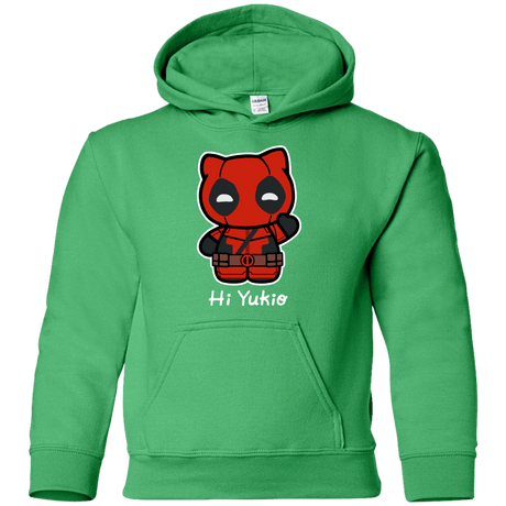 Sweatshirts Irish Green / YS Hi Yukio Youth Hoodie