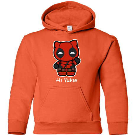 Sweatshirts Orange / YS Hi Yukio Youth Hoodie