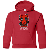 Sweatshirts Red / YS Hi Yukio Youth Hoodie
